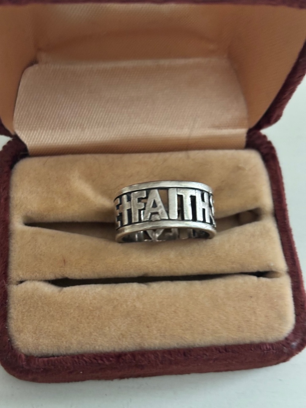 Retired James Avery “Faith, Hope, Love” Ring